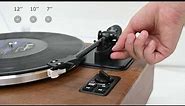 Retrolife | Hi-Fi Record Player HQ-KZ018 Can Easily Switch Between 33 1/3 and 45RPM