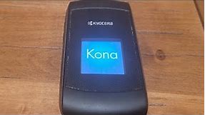 KyoCera Kona (with Sprint) Flip Phone Start Up and Shut Down