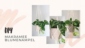 Makramee Blumenampel - Schritt für Schritt Anleitung I DIY
