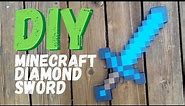 Diamond Sword from Minecraft | Cardboard DIY