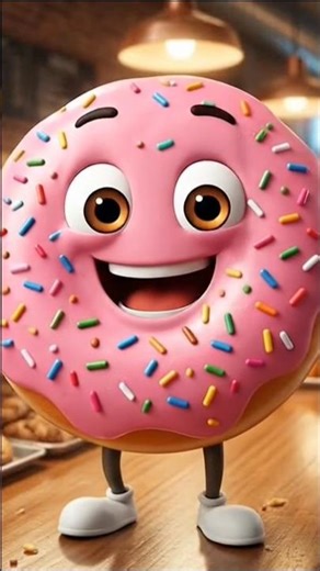 This Donut Can Talk! 🤯🍩 | AI Cartoon Short”#donut