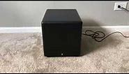 Boston Acoustics MCS 95 Home Theater Powered Active Subwoofer
