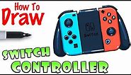How to Draw the Nintendo Switch Controller