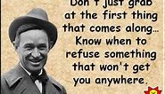 Creative Quotations from Will Rogers for Nov 4