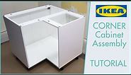DIY. Assemble IKEA Cabinet (Corner Cabinet). Full Tutorial