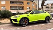 Billionaire's 2024 Lamborghini Urus Performante In Lime Green