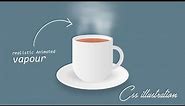 Animated Hot Cup of Tea using Html & CSS only | CSS Animation Effects