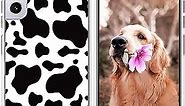 S22 Plus + Case Cow Phone Case Compatible with Samsung Galaxy S22 Plus + 5g 6.6 in Cow Design Print Theme Cute (Silicone Women Designer Protective Rubber Silicon Trendy Fashion Slim Fit)