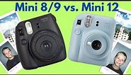 Instax Mini 12 vs. 8 or 9 - Picture Quality Test