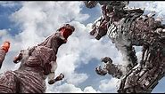 Mecha Godzilla vs Shin Godzilla in life action