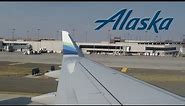 Alaska Airlines E175 landing in San Jose (SJC)