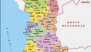 Albania Map | HD Political Map of Albania