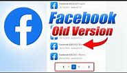 How to Download Facebook Old Version in 2023 #facebook #oldversion