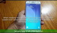 Samsung Galaxy J7 SM-J700H Hard reset