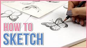 How to Sketch | Sketching Tips for Beginners | Art Journal Thursday Ep. 21