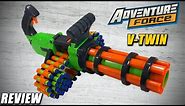 Adventure Force Toy Guns | V-Twin Gatling Blaster Review 2019