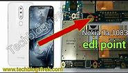 Nokia 6.1+ TA 1083 edl test point edl mode