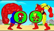 Evolution Of SPIDER-MAN PREGNANT vs Evolution Of IRON-MAN PREGNANT: Who Is The King Of Super Heroes?