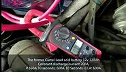 12V 80ah start car lifepo4 battery test