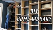 We built this MASSIVE 3 wall Bookshelf!! || Simple Design