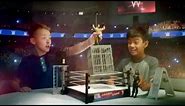 WWE Crash Cage Playset + WWE 6" Basic Figures | Mattel