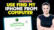 How to use find my iphone from pc