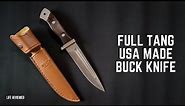 Buck Knives Full Tang Hunting & Military Knife | USA Design 2008 | Review