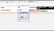 Tutorial - Automatically send email reminders from Google Sheets with formMule