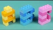 Lego Alphabets "ABC" Building Instructions - Lego Classic 10694 "How To"