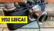 A 1932 Leica II 35mm Camera--Quarantine Edition