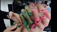 How to use Velcro Rollers hairstyles for short hair step by step Tutorial Tips by Amal Hermuz
