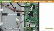 Toshiba TV Repair - How to Replace 75021540 Main Board in Toshiba 55HT1U LCD TV - How to Fix LCD TVs