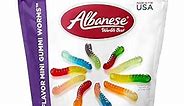 Albanese World's Best 12 Flavor Mini Gummi Worms, 36oz Bag of Candy