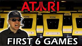 First 6 Atari Arcade Games: History & Review of PONG, Space Race, Gotcha, Tank - The Irate Gamer