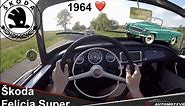 Skoda Felicia Super (1964) POV Test Drive + Top speed