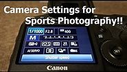 Photography Basics and Camera settings Part 1. Sports Photography