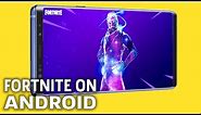 Fortnite On The Samsung Note 9 Android Gameplay