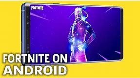 Fortnite On The Samsung Note 9 Android Gameplay