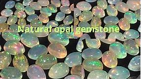 Natural opal gemstone, Ethiopian fire opal