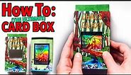 How to Make the Ultimate Trading Card Deck Box by hand! (Chaos Galaxy)