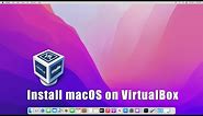 How to Install macOS on a VirtualBox VM | AMD CPU