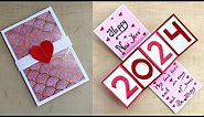 DIY - Happy New Year 2024 Card | New Year Greetings Card | Handmade Card For New Year