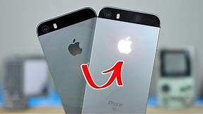 Glowing Apple Logo on iPhone SE!