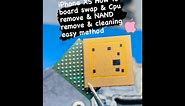 iPhone XS How to Swap Board & Cpu remove & NAND Remove & Cpu&nand Clean