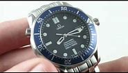 Omega Seamaster Diver 300m JAMES BOND 007 (2531.80.00 Professional) Luxury Watch Review