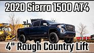 2020 GMC 1500 AT4 on Rough Country 4 Inch Lift