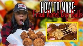 TikTok foods: how to make fried rotel dip balls