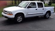 2003 Chevrolet S-10 LS Crew Cab 4X4 Start Up, Review, Tour