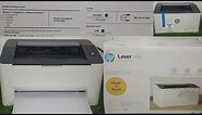 HP Laser 108a Printer Unboxing & Explain All Features Step By Step | How to Setup Hp 108a Printer