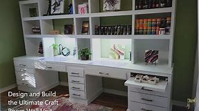 How to Design and Build the Ultimate Craft Room Wall Unit